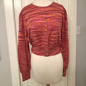 Sundance Button Down Marled Sweater